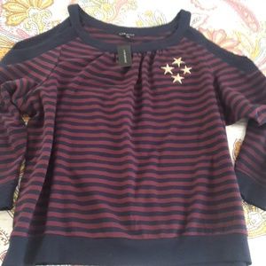 Lane Bryant Cold Shoulder Sweatshirt